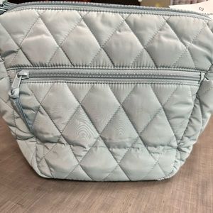 NWT VERA BRADLEY Ultralight Small Go Ahead Crossbody in Light Denim